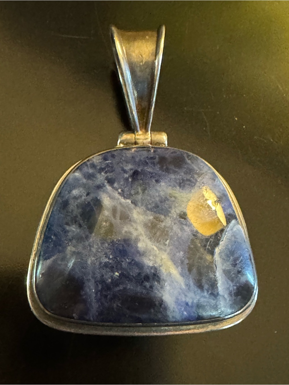 Silpada 925 Sterling Silver Sodalite Pendant